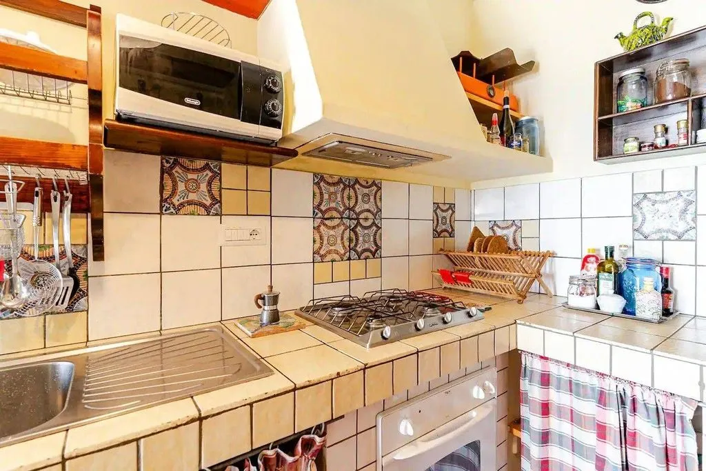 Kitchen - Villa with Seafront Access in Maratea