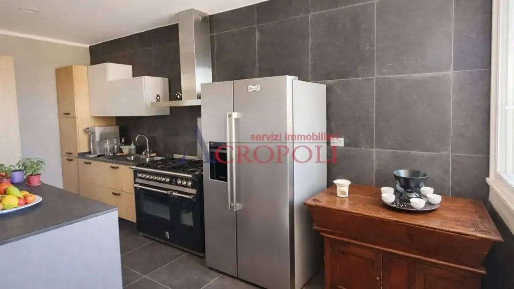 Köök - Rearranged Apartment with Balcony in Bracciano