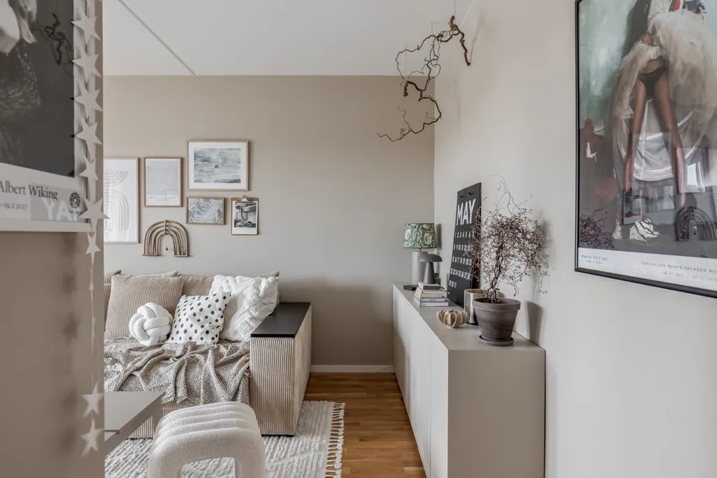 Séjour - Modern Flat with West Balcony in Norra Ormesta