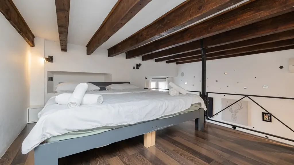 Camere da letto - Rustic-Style Flat with Terrace in Milan