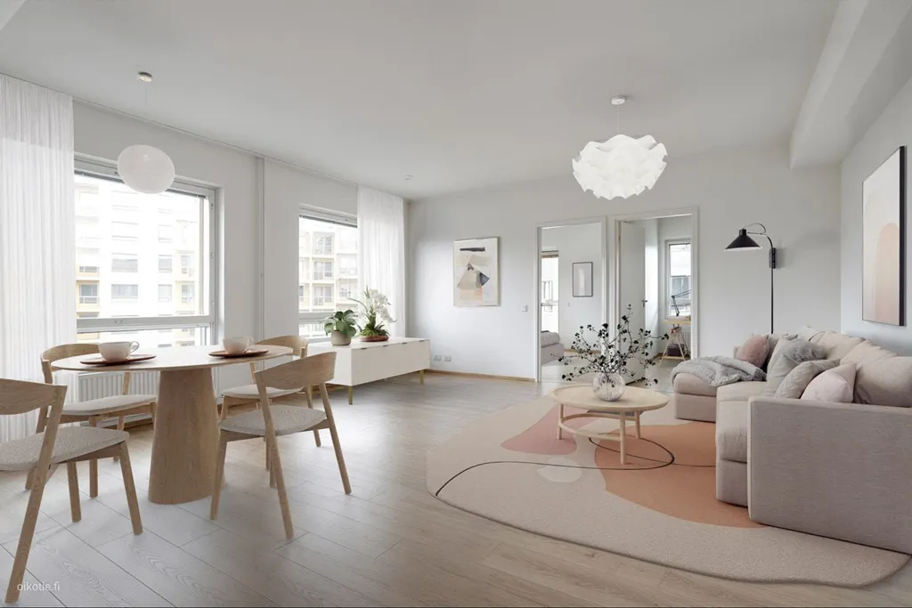 Elutuba - Modern Flat with Balcony in Konala, Helsinki