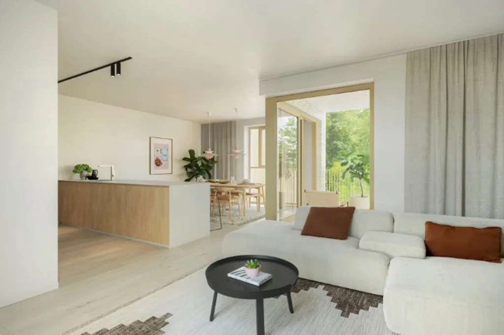 Soggiorno - Newly Built Apartment with Terrace in Overpelt