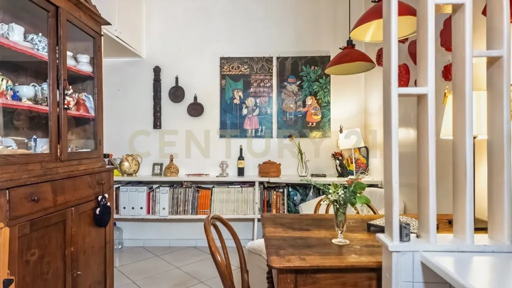 Söögituba - Garden Apartment with Terrace in Monteverde, Rome