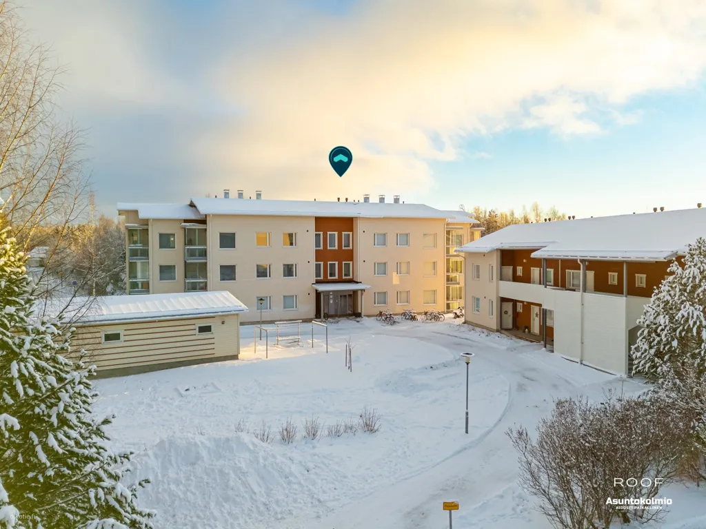 Välivaade - Top-Floor Apartment with Glazed Balcony in Oulu