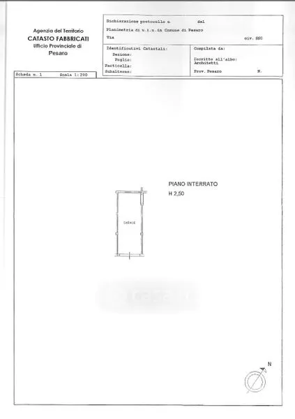Terraced Apartment with Balcony in Pesaro