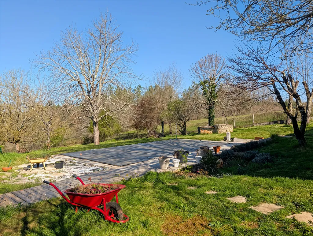 Jardin - Maison avec Piscine et Jardin à Monsempron-Libos