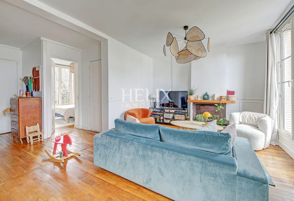 Séjour - Appartement de Charme avec Jardin à Le Pecq