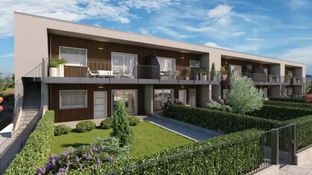 Trilocale with Private Garden in Treviolo