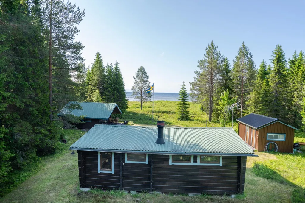 Vue aérienne - Villa with Sea View in Bastuviken, Blacke