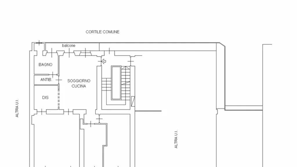 Plan - Spacious Apartment with Balcony in Turin