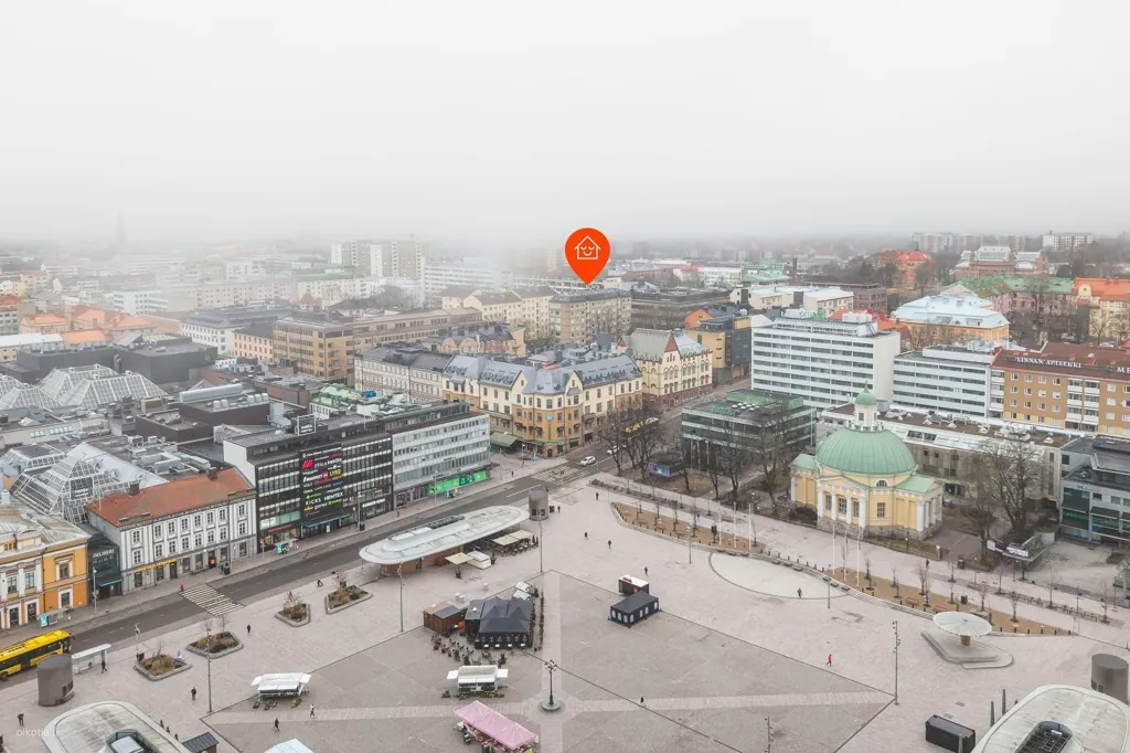 City Centre Flat with Courtyard View in Turku