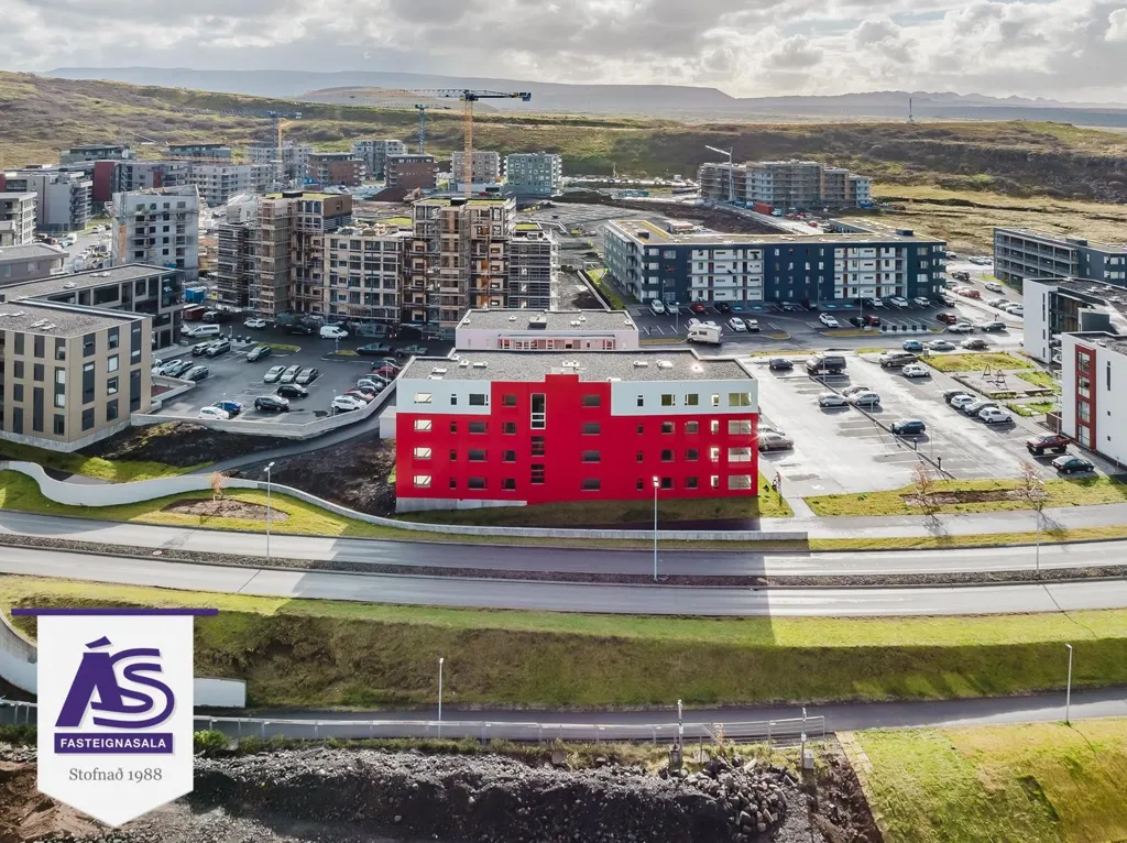 Vue aérienne - New 4-Storey Apartment with Elevator in Hafnarfjörður