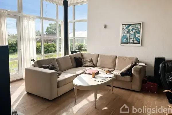 Living Room - Rustic Villa with Garden in Hjørring