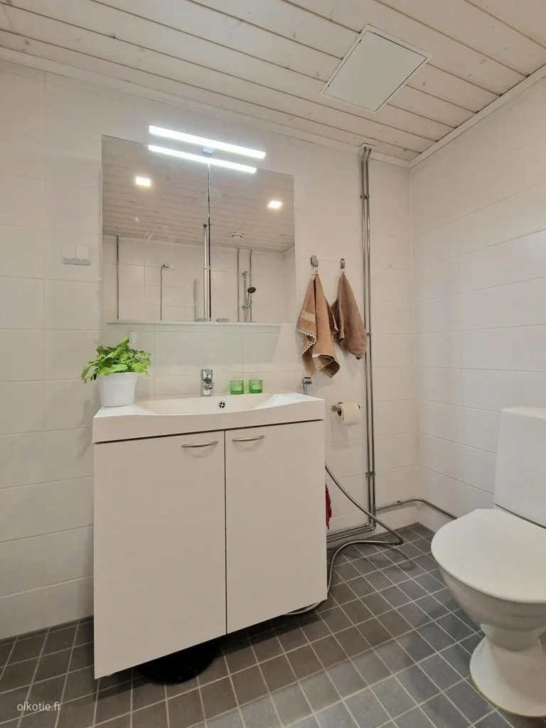 Vannitoad - Renovated Studio with Saimaa View in Kahilanniemi