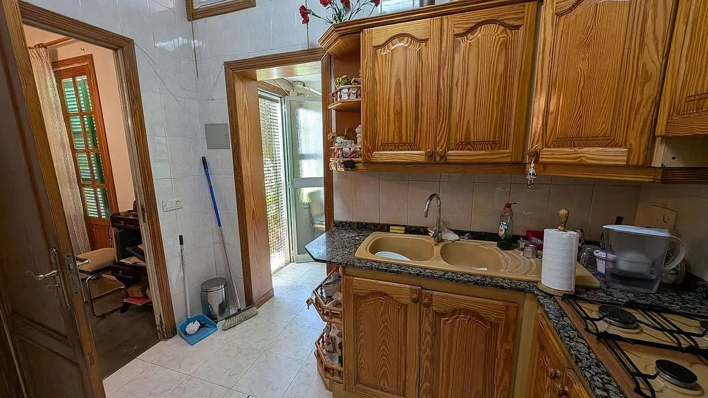 Köök - Adjoined Chalet with Terrace in Palma