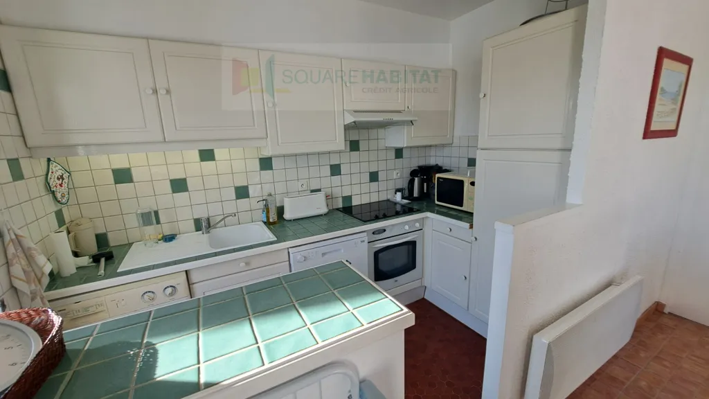 Cocina - 3-Bed Apartment with Sea View in Saint Palais-sur-Mer