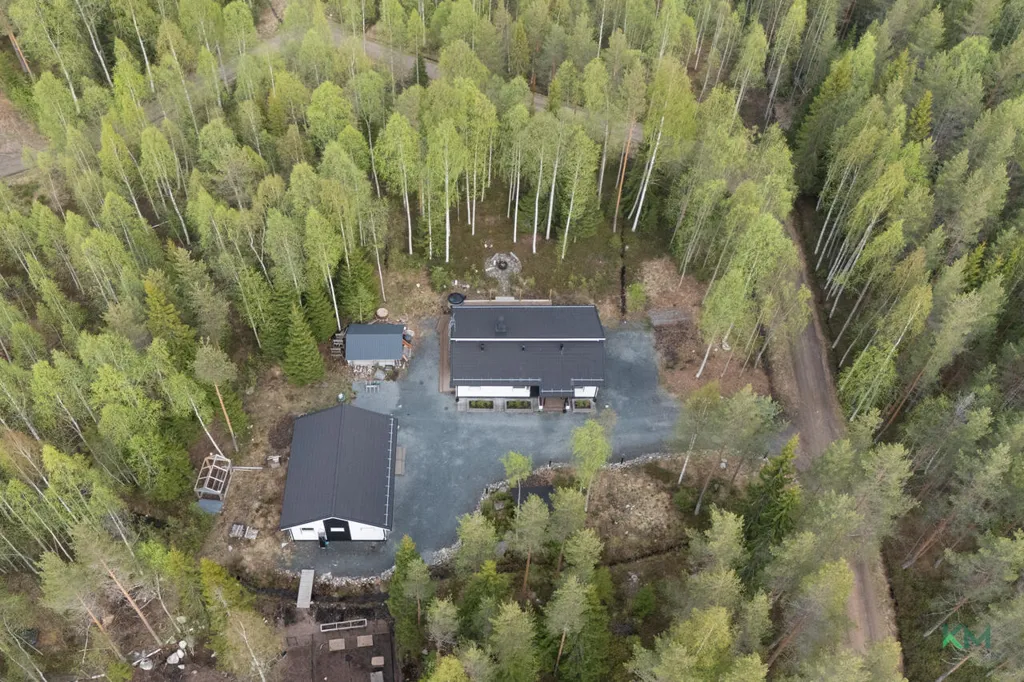 Õhuvaade - Detached House with Sauna in Rovaniemi