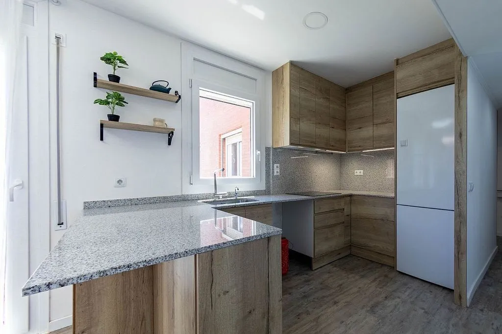 Cuisine - Apartment with Pool in Montbrió del Camp
