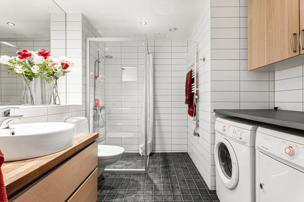 Salles de bain - Apartment with Balcony and Solari in Eriksberg