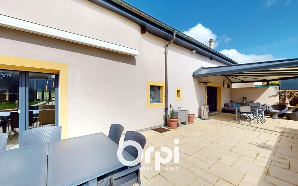 Terrass - Renovated Lorraine House with Pool in Mance