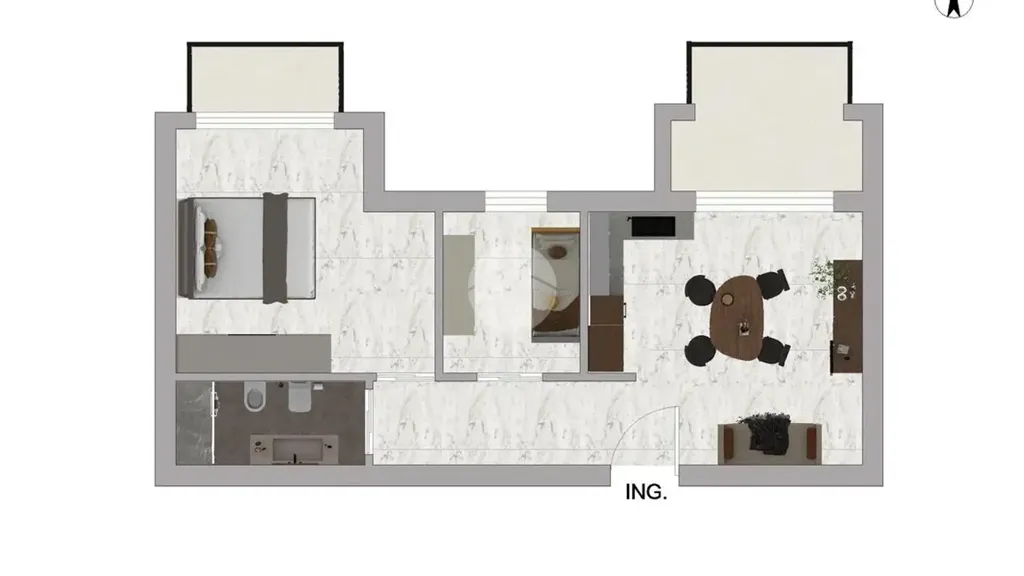 Plaan - Modern Apartment with Balcony in Manfredonia