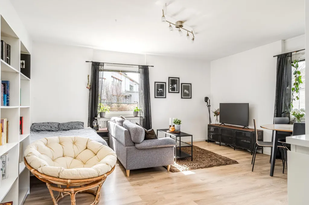 Séjour - Ground-Floor Apartment with Terrace in Tornby