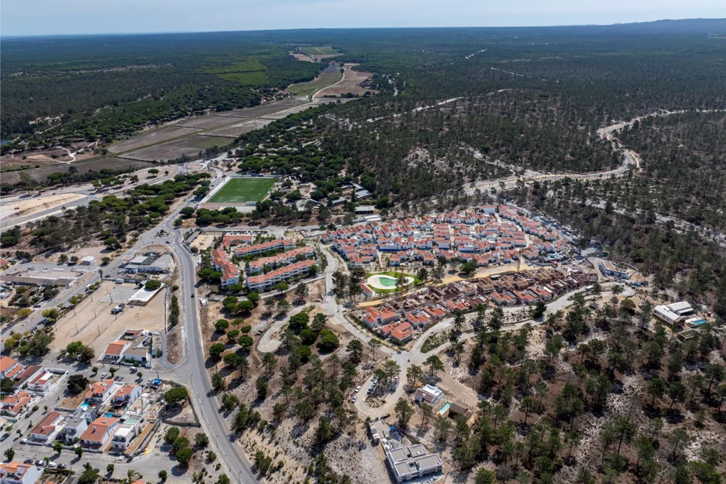 Aerial - Plot with Potential for Villa in La Reserve, Carvalhal