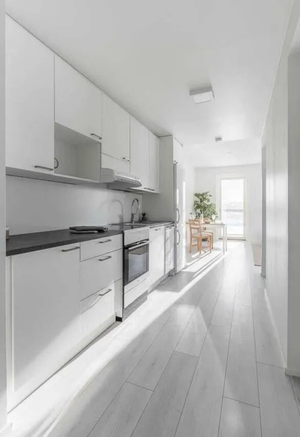 Köök - Apartment with Balcony in Nurmijärvi
