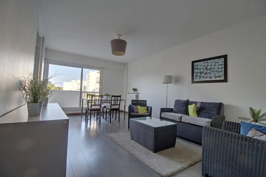 Living Room - South/West Facing Flat with Private Parking in Cergy