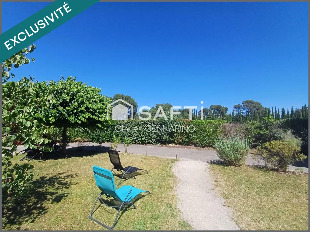 Garden - Climatised Bastidon with Pool near Mont-Ventoux