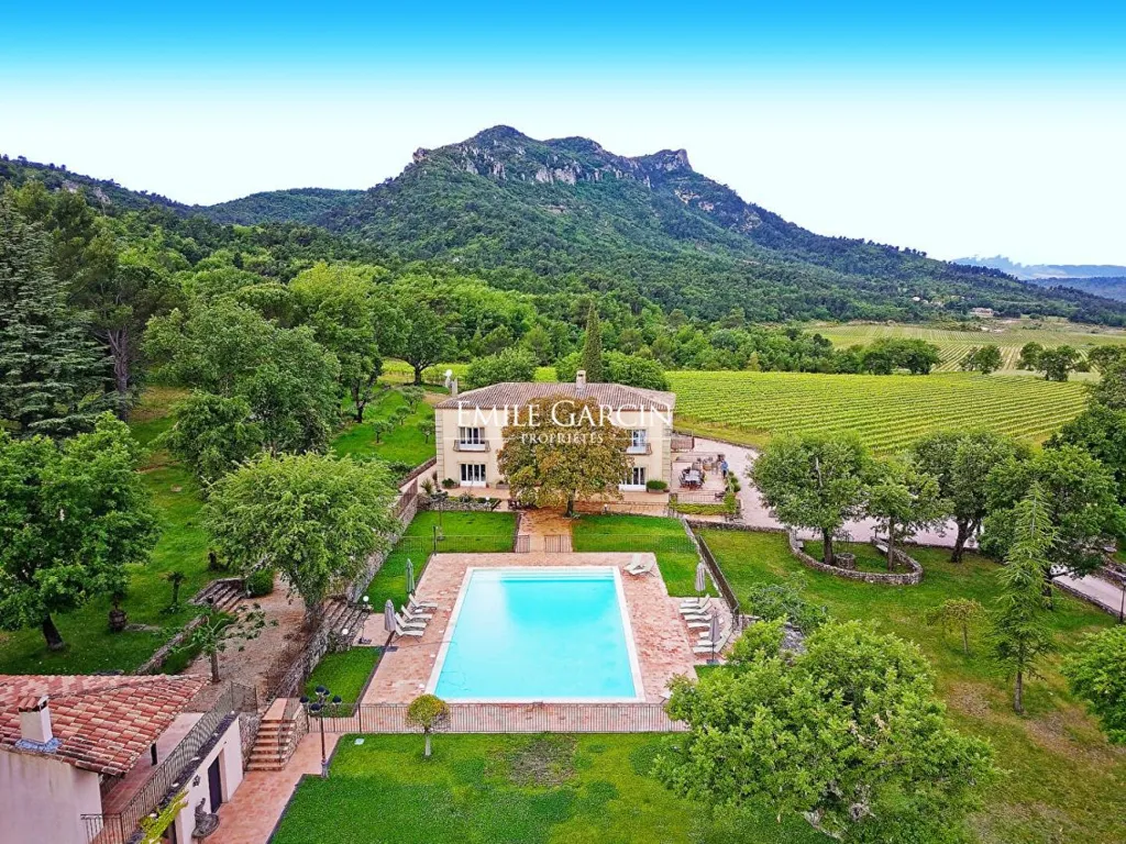 Aerial - Luxury Villa with Private Lake in Brignoles