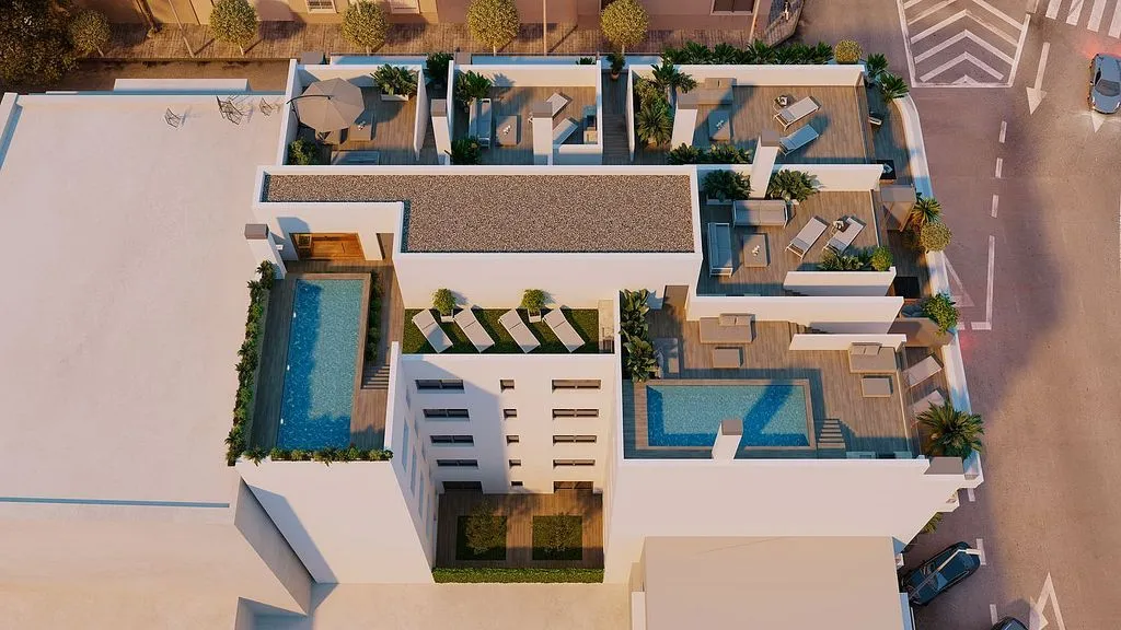 Õhuvaade - New Flat with Pool in Torrevieja