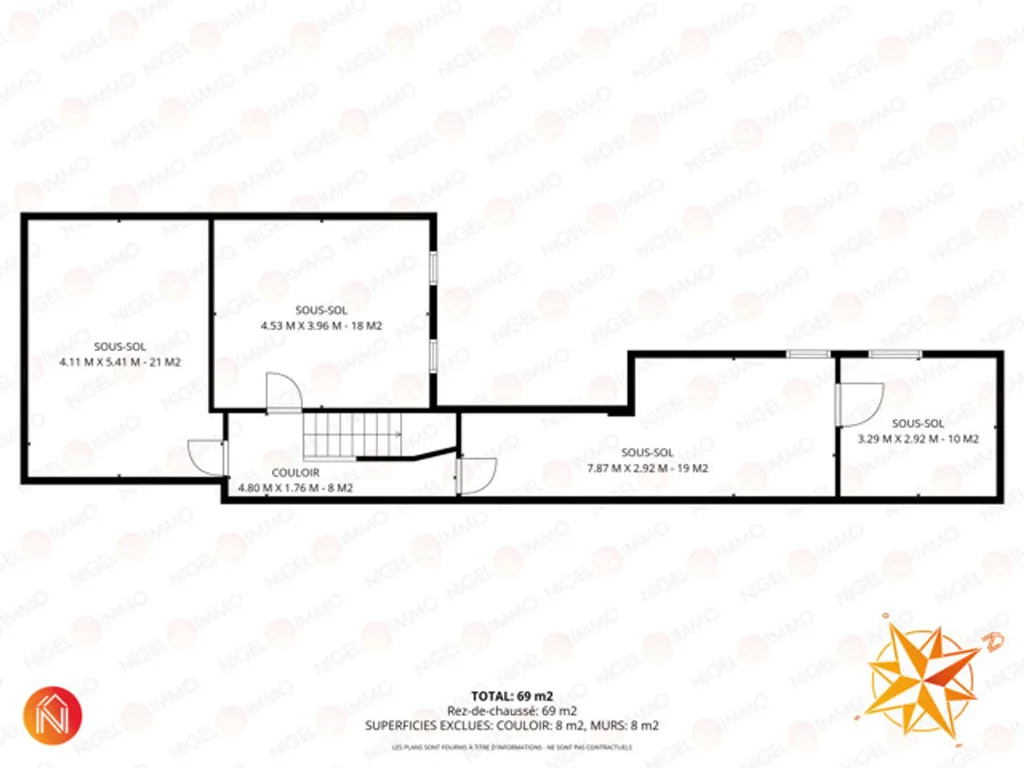 Plan - Immeuble Mixte à Wandre avec Revenus Locatifs