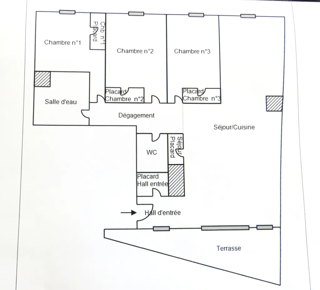 Plaan - Apartment with Terrace in Les Angles