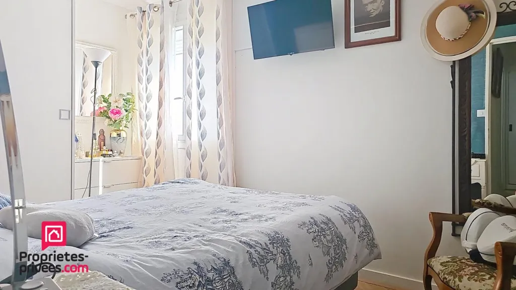 Chambres - Appartement 3 Pièces avec Vue Panoramique à Royan