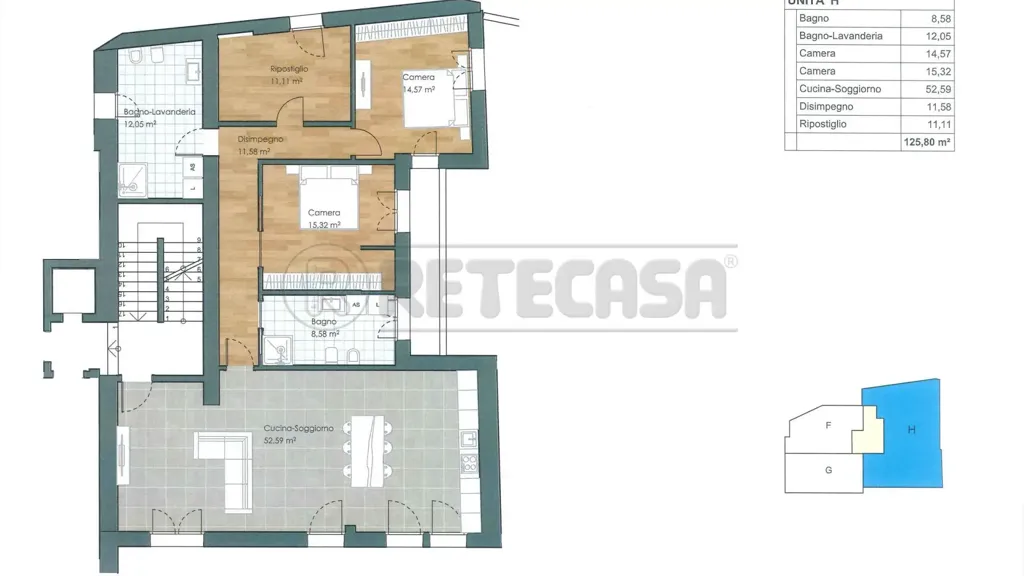 Plan - New Apartment with Parking in Recoaro Terme