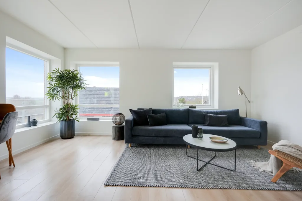 Séjour - Two-Bedroom Flat with Terrace in Fredericia
