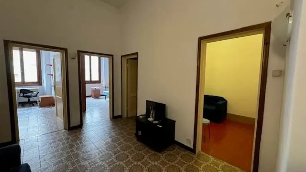 Séjour - 4-Bedroom Apartment with Balcony in Florence