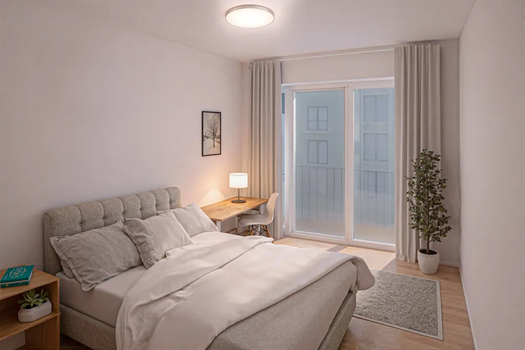 Camere da letto - Apartment with Canal View in Copenhagen SV