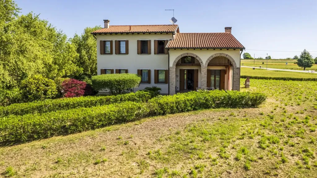 Vue aérienne - Villa with Garden and Caminetto in Codevigo