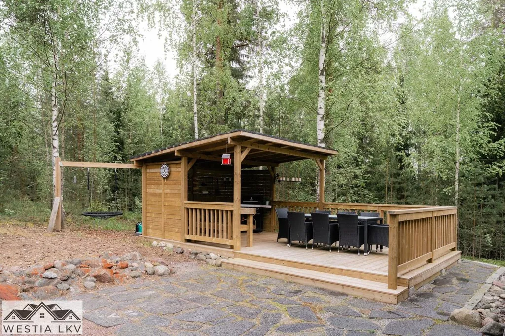 Terrazza - Contemporary Timber House with Balcony in Hyvinkää