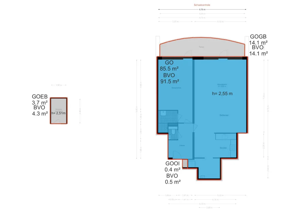 Plan - Apartment with Balcony in Diemen