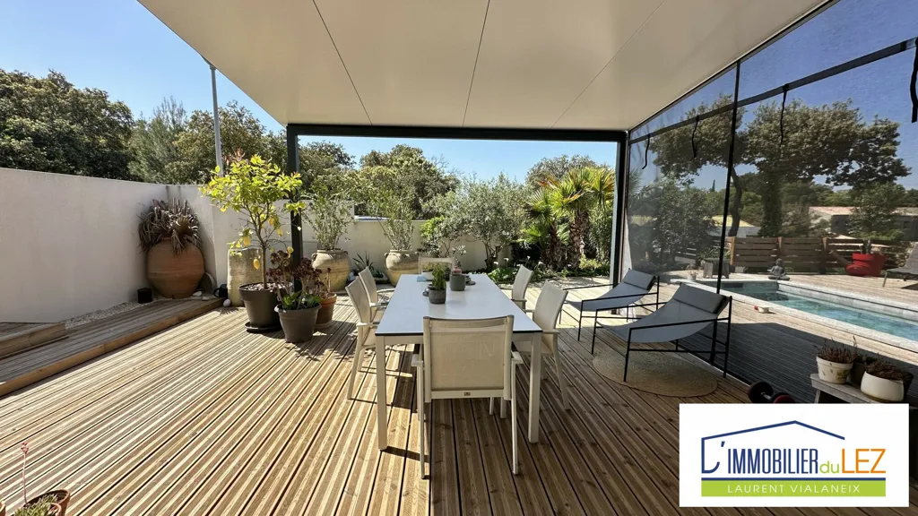 Terrass - Modern Villa with Pool in Sussargues