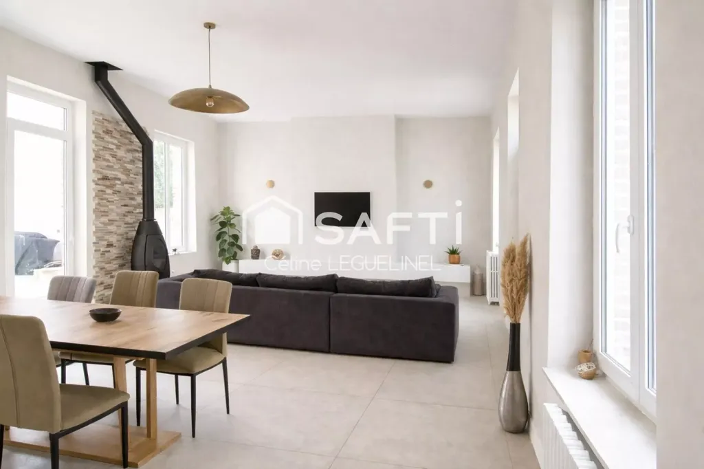 Salle à manger - Maison en Pierre Rénovée avec Terrasse à Goussainville