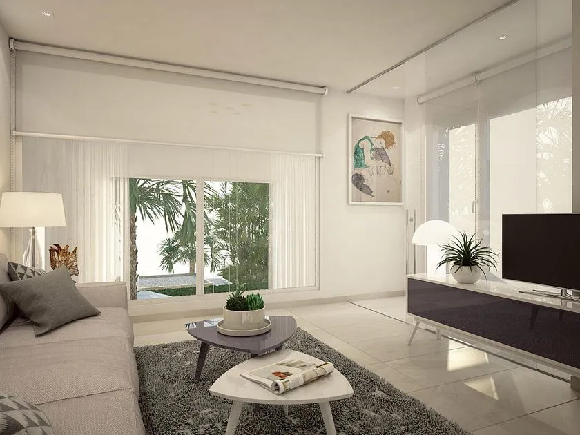 Living Room - Villa with Private Pool in Algorfa, Alicante