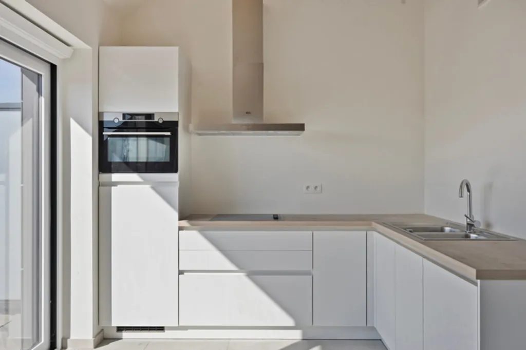 Köök - Newly Built Apartment with Terrace in Borgloon
