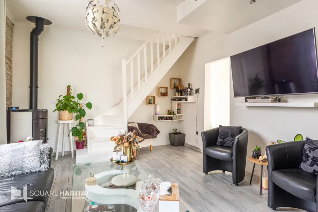 Séjour - Maison Rénovée avec Jardin Arboré à Saint-Sébastien-sur-Loire