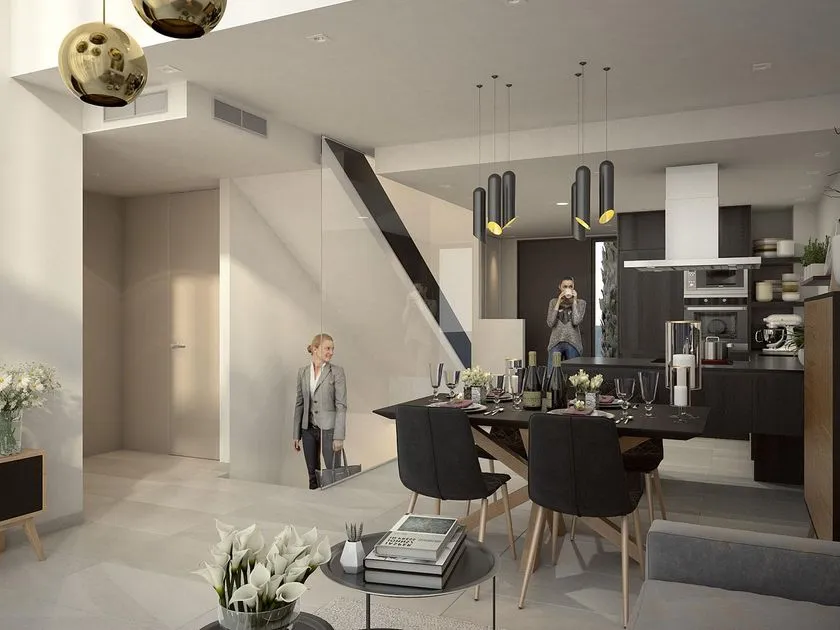 Dining Room - Villa with Private Pool in Algorfa, Alicante