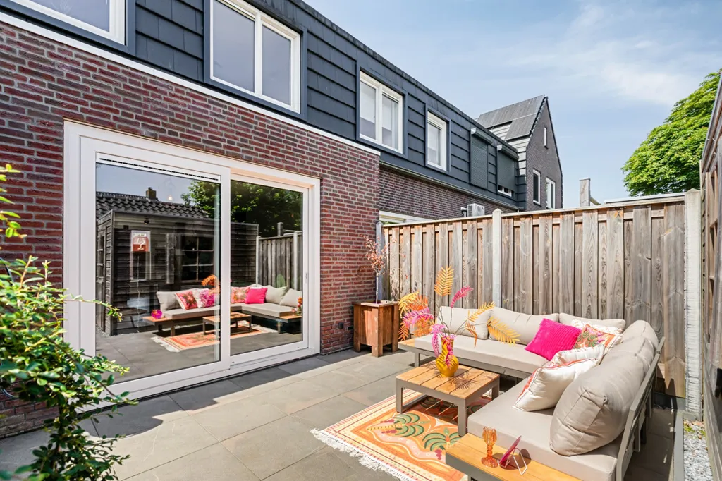 Terrasse - Corner House with Garden in Overasselt