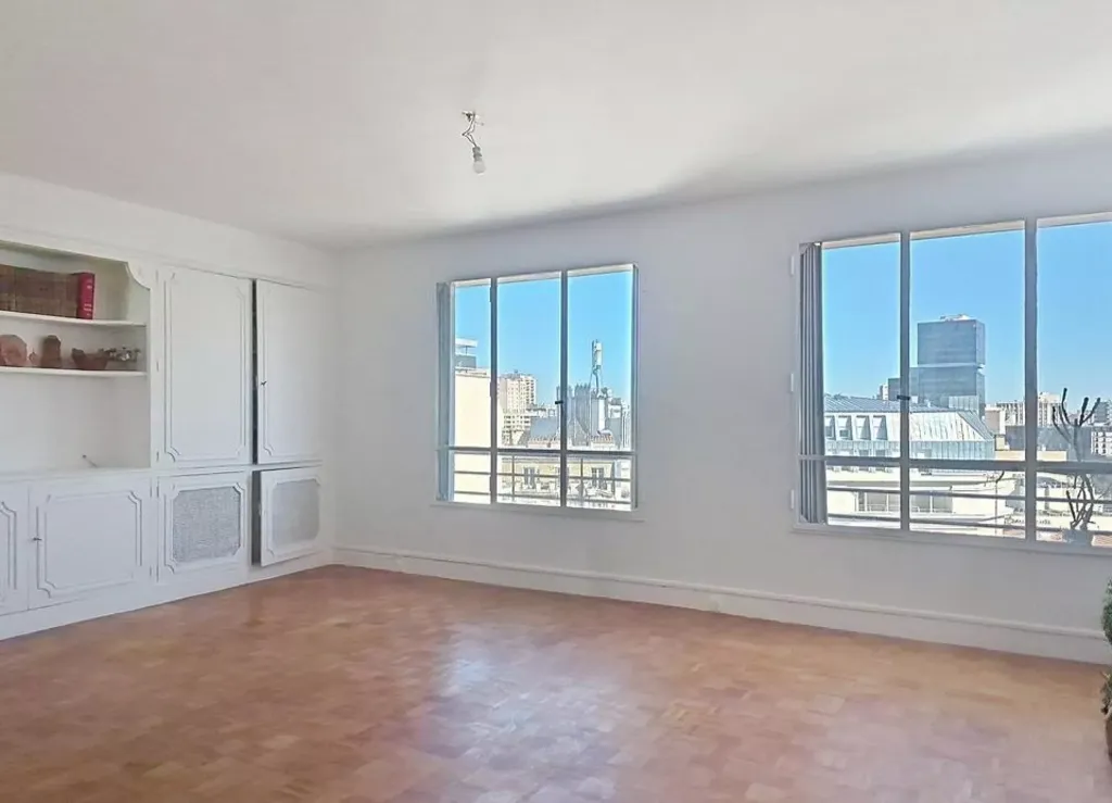 Séjour - Appartement Lumineux sans Vis-à-Vis au 13e Arrondissement de Paris